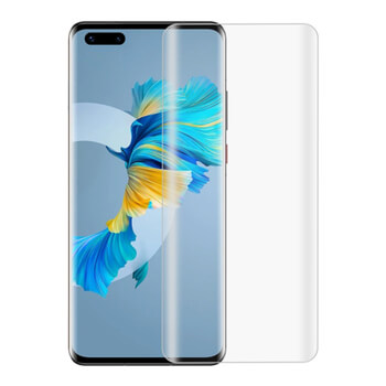 3x Picasee zaščitno steklo 3D UV za Huawei Mate 40 Pro – 2+1 brezplačno