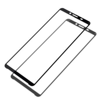 3x Picasee ukrivljeno zaščitno steklo 3D za Sony Xperia 10 II – črno – 2+1 brezplačno