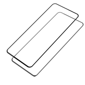 Picasee zaščitno kaljeno steklo 3D z okvirjem za Samsung Galaxy M11 – črno