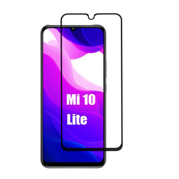 Picasee zaščitno kaljeno steklo 3D z okvirjem za Xiaomi Mi 10 Lite – črno