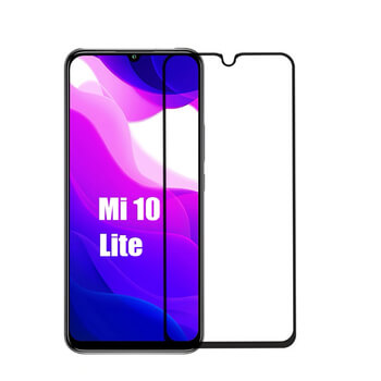 3x Picasee kaljeno steklo 3D z okvirjem za Xiaomi Mi 10 Lite – črno – 2+1 brezplačno