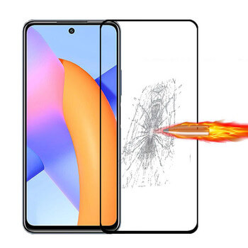 Picasee zaščitno kaljeno steklo 3D z okvirjem za Honor 10X Lite – črno