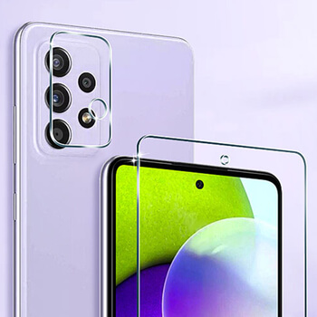 3x Picasee zaščitno steklo za objektiv fotoaparata in kamere za Samsung Galaxy A52 A525F 2+1 brezplačno