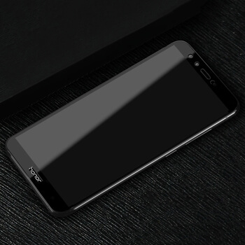 3x Picasee kaljeno steklo 3D z okvirjem za Honor 9 Lite – črno – 2+1 brezplačno