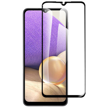 Picasee zaščitno kaljeno steklo 3D z okvirjem za Samsung Galaxy A32 5G A326B – črno