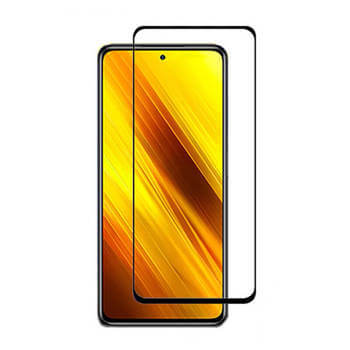 3x Picasee kaljeno steklo 3D z okvirjem za Xiaomi Poco X3 Pro – črno – 2+1 brezplačno