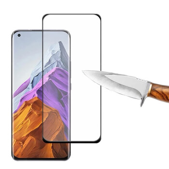3x Picasee ukrivljeno zaščitno steklo 3D za Xiaomi Mi 11 – črno – 2+1 brezplačno