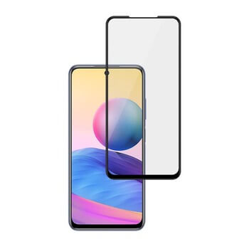 3x Picasee kaljeno steklo 3D z okvirjem za Xiaomi Redmi Note 10 5G – črno – 2+1 brezplačno