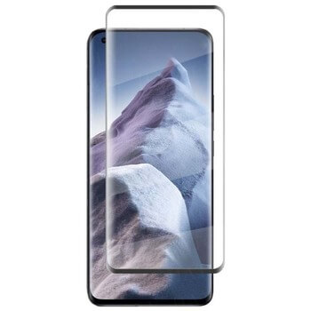 3x Picasee ukrivljeno zaščitno steklo 3D za Xiaomi Mi 11 Ultra – črno – 2+1 brezplačno