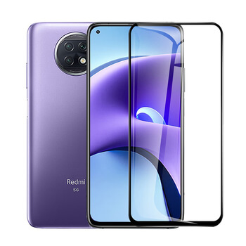 3x Picasee kaljeno steklo 3D z okvirjem za Xiaomi Redmi Note 9T – črno – 2+1 brezplačno