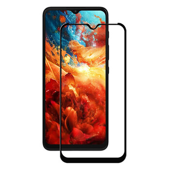 Kaljeno steklo 3D z okvirjem za Motorola Moto G30 – črno