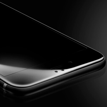 3x Picasee kaljeno steklo 3D z okvirjem za Apple iPhone 6 Plus/6S Plus – črno – 2+1 brezplačno