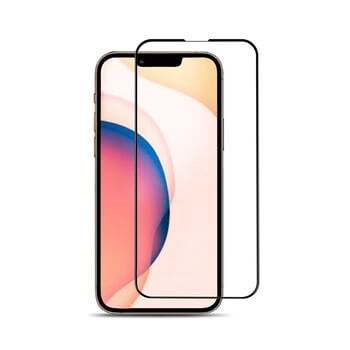 Kaljeno steklo 3D z okvirjem za Apple iPhone 13 – črno