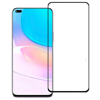 3x Picasee kaljeno steklo 3D z okvirjem za Huawei Nova 8i – črno – 2+1 brezplačno