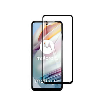 3x Picasee kaljeno steklo 3D z okvirjem za Motorola Moto G60 – črno – 2+1 brezplačno