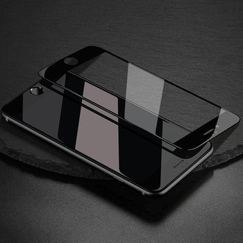 Picasee zaščitno kaljeno steklo 3D z okvirjem za Apple iPhone SE 2022 – črno