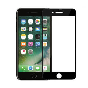 3x kaljeno steklo 3D z okvirjem za Apple iPhone SE 2022 – črno