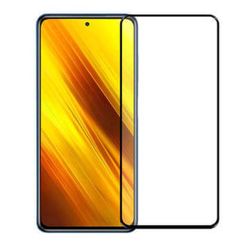 3x Picasee kaljeno steklo 3D z okvirjem za Xiaomi Poco X4 Pro 5G – črno – 2+1 brezplačno