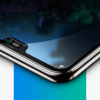 3x Picasee kaljeno steklo 3D z okvirjem za Honor X8 4G – črno – 2+1 brezplačno