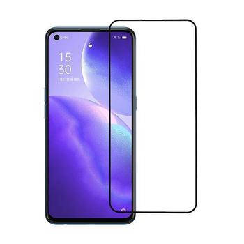 Kaljeno steklo 3D z okvirjem za OPPO Reno 5 5G – črno