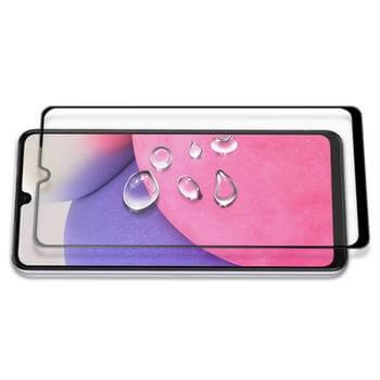 Picasee zaščitno kaljeno steklo 3D z okvirjem za Samsung Galaxy A33 5G A336 – črno