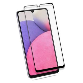Picasee zaščitno kaljeno steklo 3D z okvirjem za Samsung Galaxy A33 5G A336 – črno
