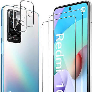 3x Picasee zaščitno steklo za objektiv fotoaparata in kamere za Xiaomi Redmi 10 (2022) 2+1 brezplačno