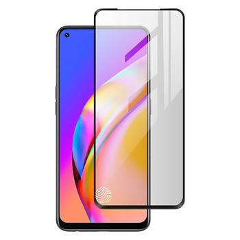 3x Picasee kaljeno steklo 3D z okvirjem za OPPO A94 5G – črno – 2+1 brezplačno