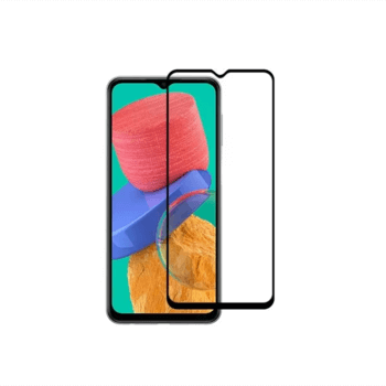 Kaljeno steklo 3D z okvirjem za Samsung Galaxy M23 5G – črno