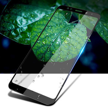 Kaljeno steklo 3D z okvirjem za Xiaomi Redmi 5 Plus Global – črno