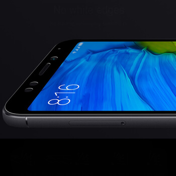 3x Picasee kaljeno steklo 3D z okvirjem za Xiaomi Redmi Note 5 Global – črno – 2+1 brezplačno