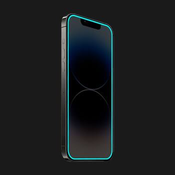 3x Picasee Zaščitno kaljeno steklo z okvirjem, ki se sveti v temi za Xiaomi Redmi 9 - Modra