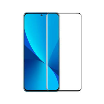 Kaljeno steklo 3D z okvirjem za Xiaomi Redmi Note 12 Pro 5G – črno