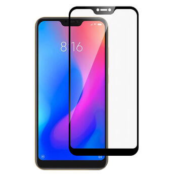 Kaljeno steklo 3D z okvirjem za Xiaomi Mi 8 Lite – črno