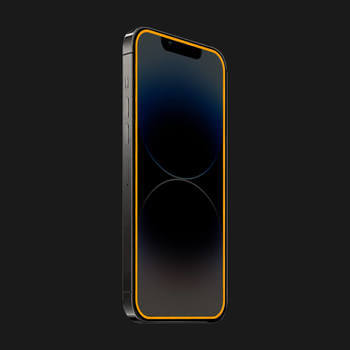 Picasee Zaščitno kaljeno steklo z okvirjem, ki se sveti v temi za Huawei Nova 3 - Oranžna