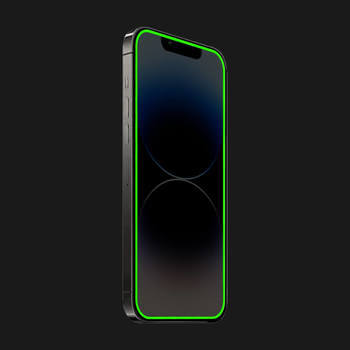 Picasee Zaščitno kaljeno steklo z okvirjem, ki se sveti v temi za Huawei Nova 3 - Zelena