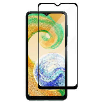 Kaljeno steklo 3D z okvirjem za Samsung Galaxy A04s A047F – črno