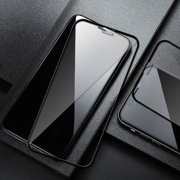 Picasee zaščitno kaljeno steklo 3D z okvirjem za Apple iPhone 15 Plus – črno