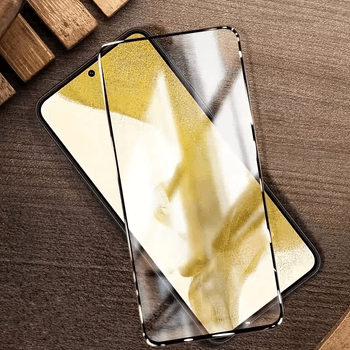 3x kaljeno steklo 3D z okvirjem za Samsung Galaxy S24 S921B 5G – črno