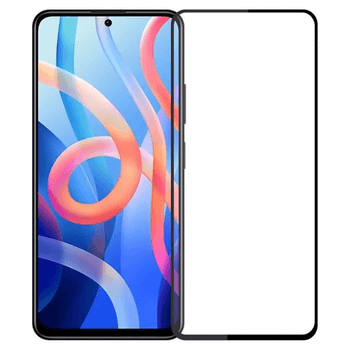 Kaljeno steklo 3D z okvirjem za Xiaomi Redmi Note 13 Pro 5G – črno