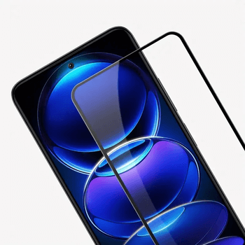 3x Picasee kaljeno steklo 3D z okvirjem za Xiaomi Poco X6 – črno – 2+1 brezplačno
