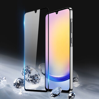 Picasee zaščitno kaljeno steklo 3D z okvirjem za Samsung Galaxy A25 A256B 5G – črno