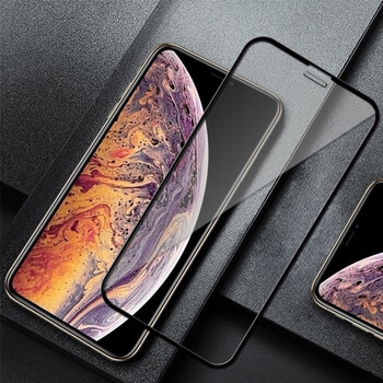 3x Picasee kaljeno steklo 3D z okvirjem za Apple iPhone X/XS – črno – 2+1 brezplačno