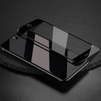 Picasee zaščitno kaljeno steklo 3D z okvirjem za Apple iPhone 7 – črno