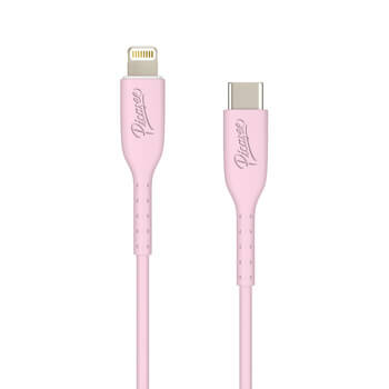 Picasee USB Kabel Lightning - USB C - Roza