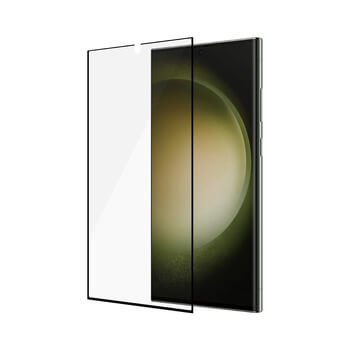 Picasee zaščitno kaljeno steklo 3D z okvirjem za Samsung Galaxy S24 Ultra S928B 5G – črno