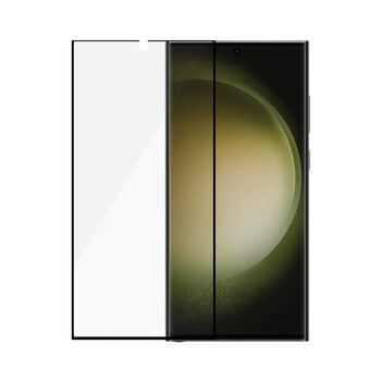 Kaljeno steklo 3D z okvirjem za Samsung Galaxy S24 Ultra S928B 5G – črno