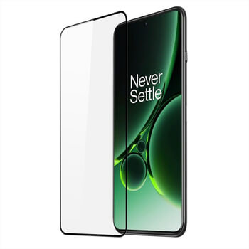 3x kaljeno steklo 3D z okvirjem za OnePlus Nord 4 – črno