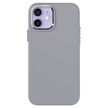 Picasee Premium case s MagSafe pro Apple iPhone 12 - Osebno graviranje - Siva