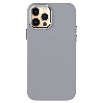 Picasee Premium case s MagSafe pro Apple iPhone 12 Pro Max - Osebno graviranje - Siva